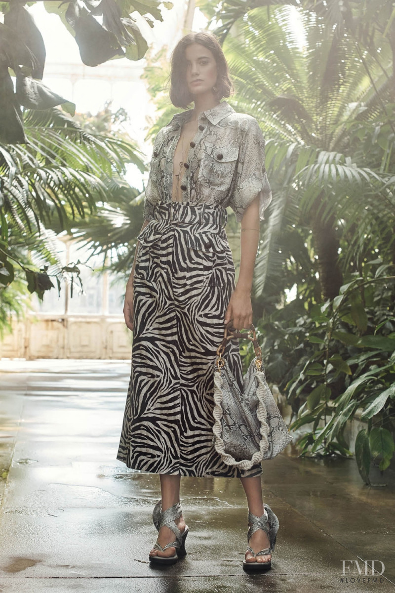 Anja Leuenberger featured in  the Zimmermann Zimmermann Resort 2019 advertisement for Resort 2019