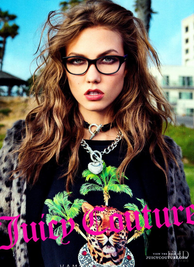 Karlie Kloss featured in  the Juicy Couture advertisement for Fall 2012
