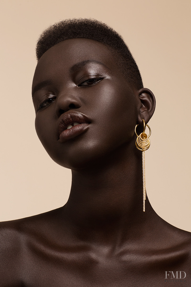 Adut Akech Bior featured in  the Ryan Storer advertisement for Autumn/Winter 2016