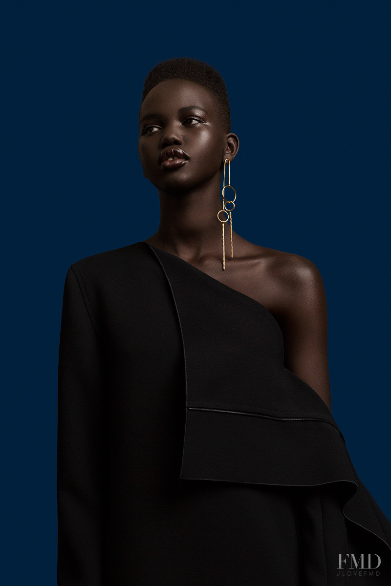 Adut Akech Bior featured in  the Ryan Storer advertisement for Autumn/Winter 2016