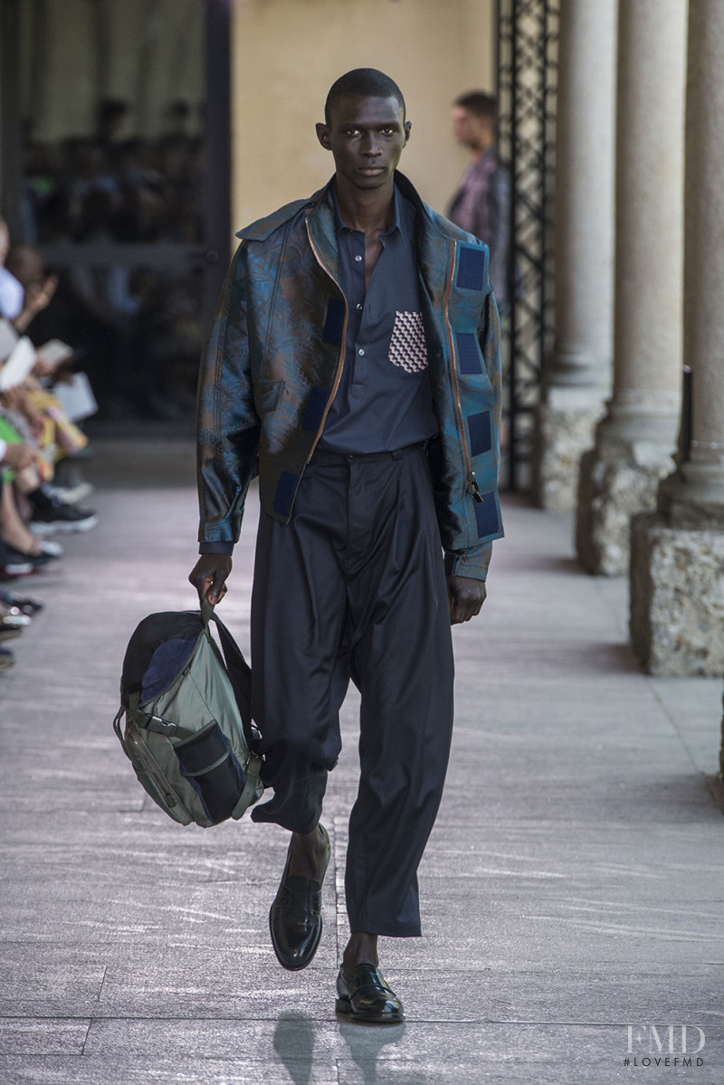 Fernando Cabral featured in  the Pal Zileri fashion show for Spring/Summer 2019
