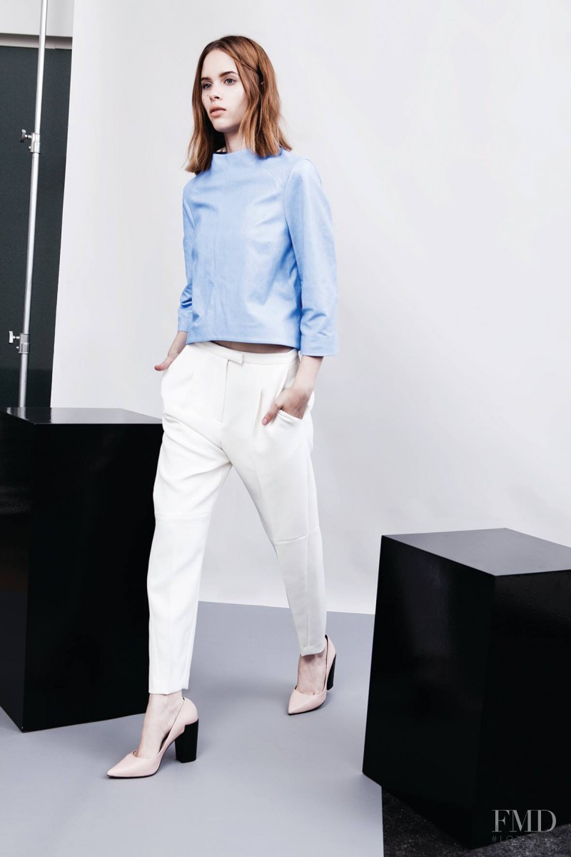 Carolina Ballesteros featured in  the Whistles lookbook for Resort 2014