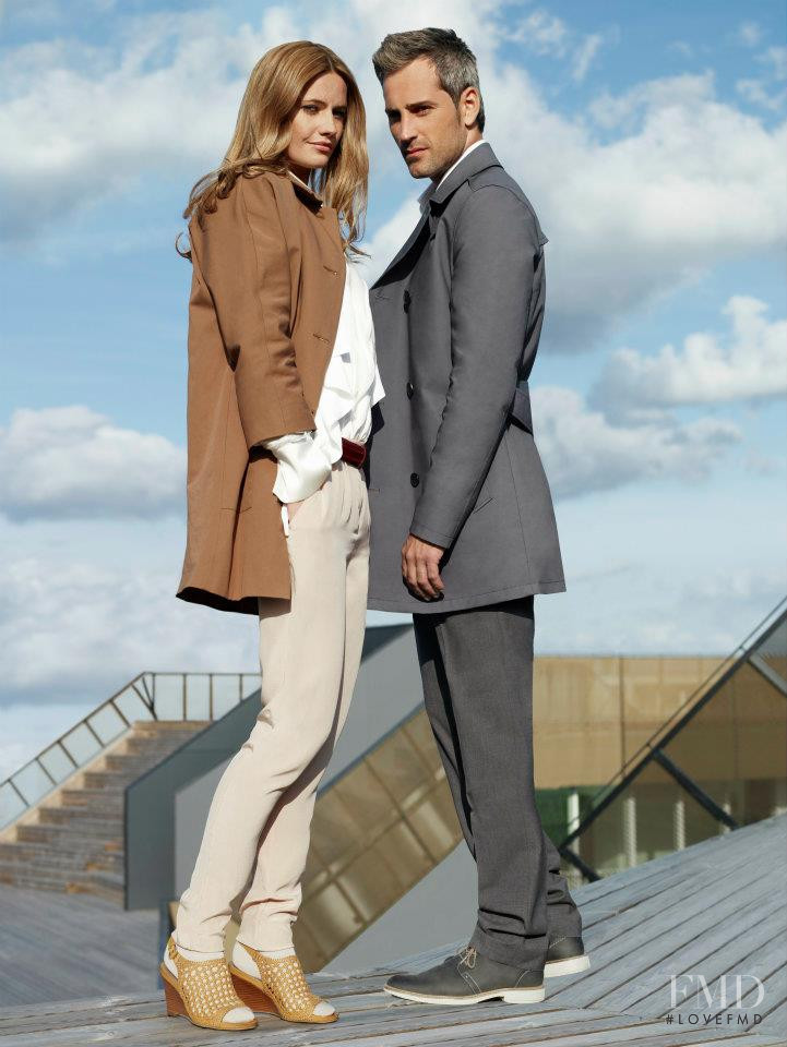 Maria Gregersen featured in  the ecco advertisement for Spring/Summer 2012