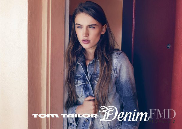 Jenia Ierokhina featured in  the Tom Tailor Denim advertisement for Spring/Summer 2015