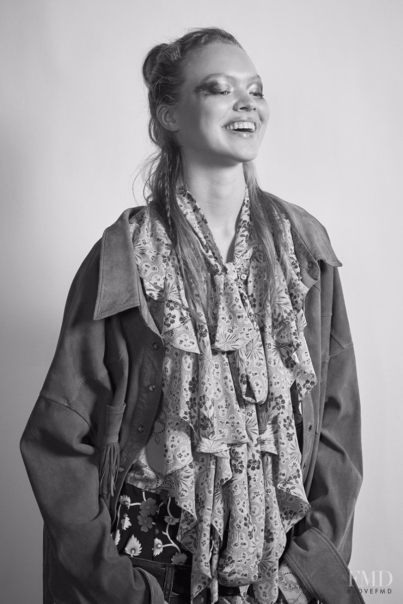 Niina Ratsep featured in  the Faith Connexion lookbook for Fall 2016