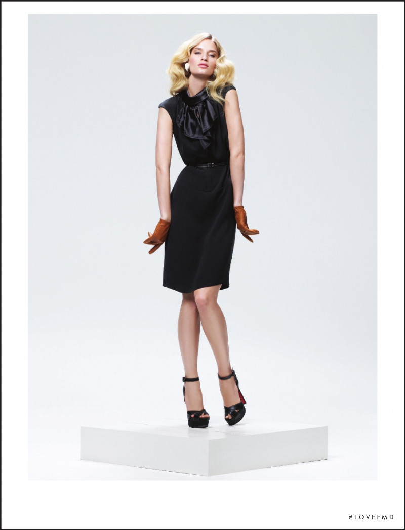 Linda Vojtova featured in  the Magaschoni lookbook for Spring/Summer 2012