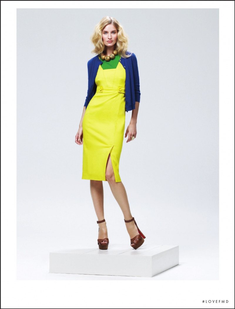 Linda Vojtova featured in  the Magaschoni lookbook for Spring/Summer 2012