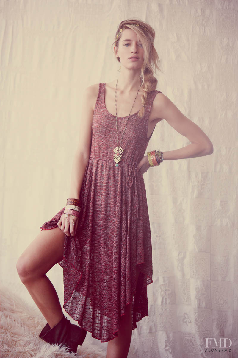 Linda Vojtova featured in  the Free People Festival Fashion lookbook for Spring/Summer 2009