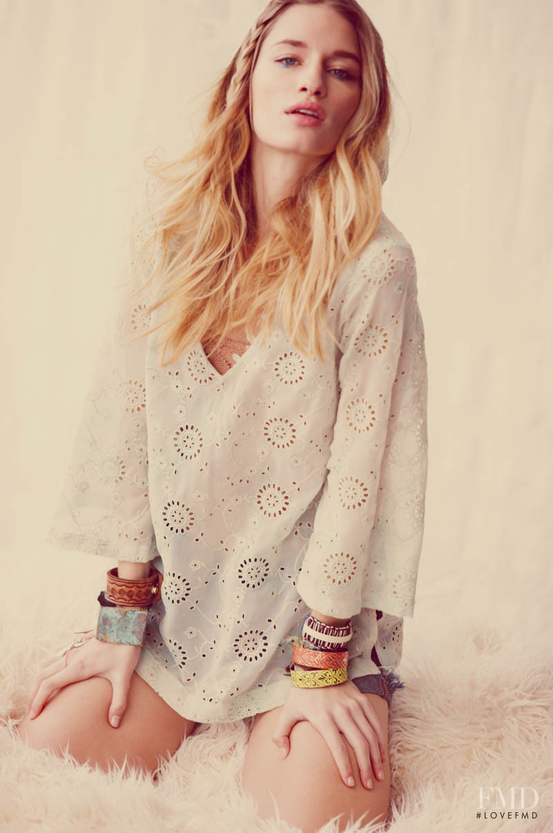 Linda Vojtova featured in  the Free People Festival Fashion lookbook for Spring/Summer 2009