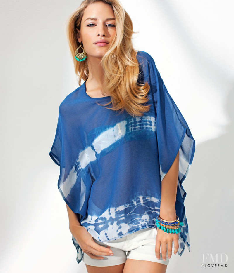 Linda Vojtova featured in  the H&M Blue Crush lookbook for Summer 2010