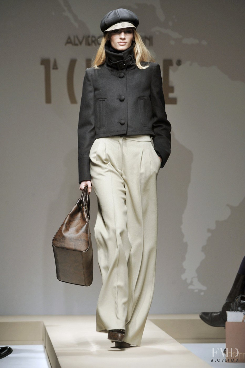 Linda Vojtova featured in  the 1A Classe Alviero Martini fashion show for Autumn/Winter 2009