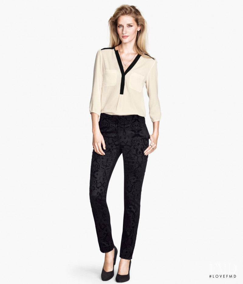 Linda Vojtova featured in  the H&M catalogue for Fall 2013