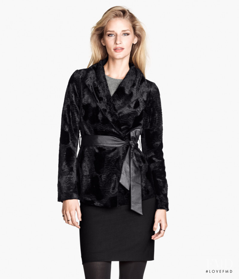 Linda Vojtova featured in  the H&M catalogue for Fall 2013