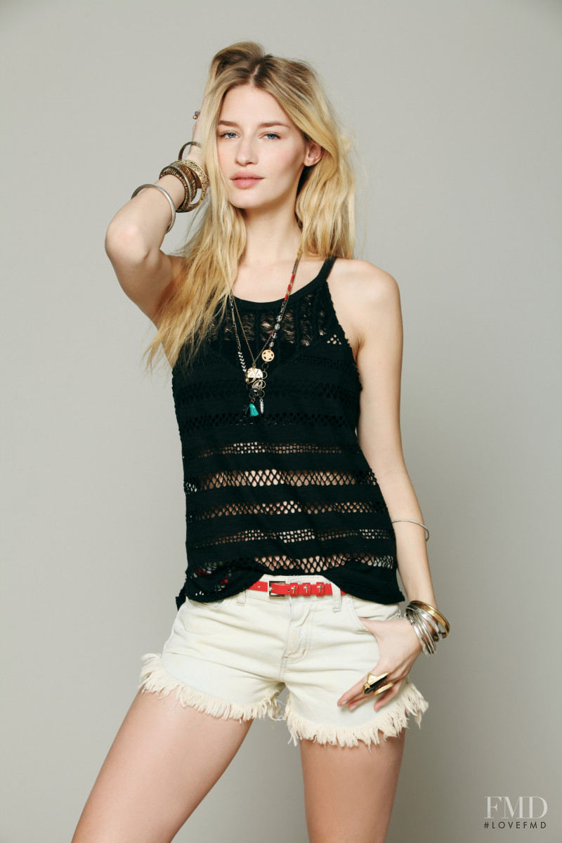 Linda Vojtova featured in  the Free People catalogue for Spring/Summer 2013