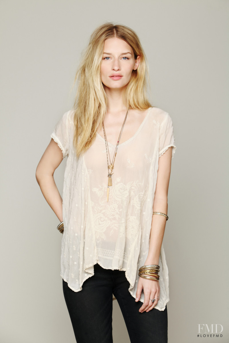 Linda Vojtova featured in  the Free People catalogue for Spring/Summer 2013