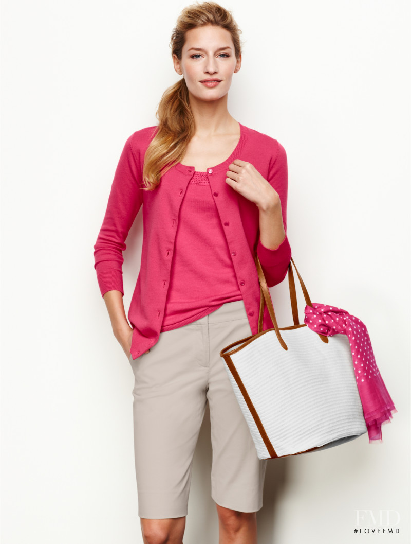 Linda Vojtova featured in  the Talbots catalogue for Summer 2013