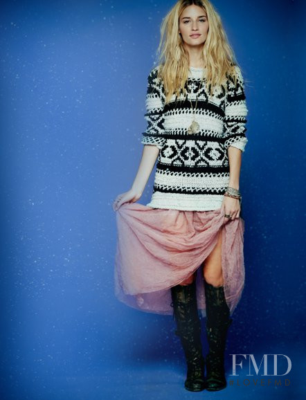 Linda Vojtova featured in  the Free People catalogue for Autumn/Winter 2012