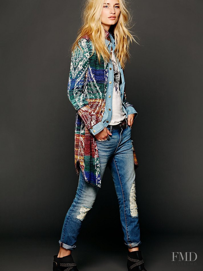 Linda Vojtova featured in  the Free People catalogue for Autumn/Winter 2012