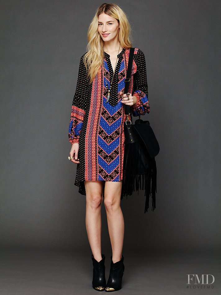 Linda Vojtova featured in  the Free People catalogue for Autumn/Winter 2012