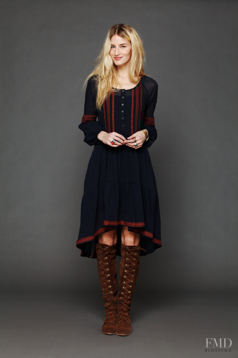 Linda Vojtova featured in  the Free People catalogue for Autumn/Winter 2012