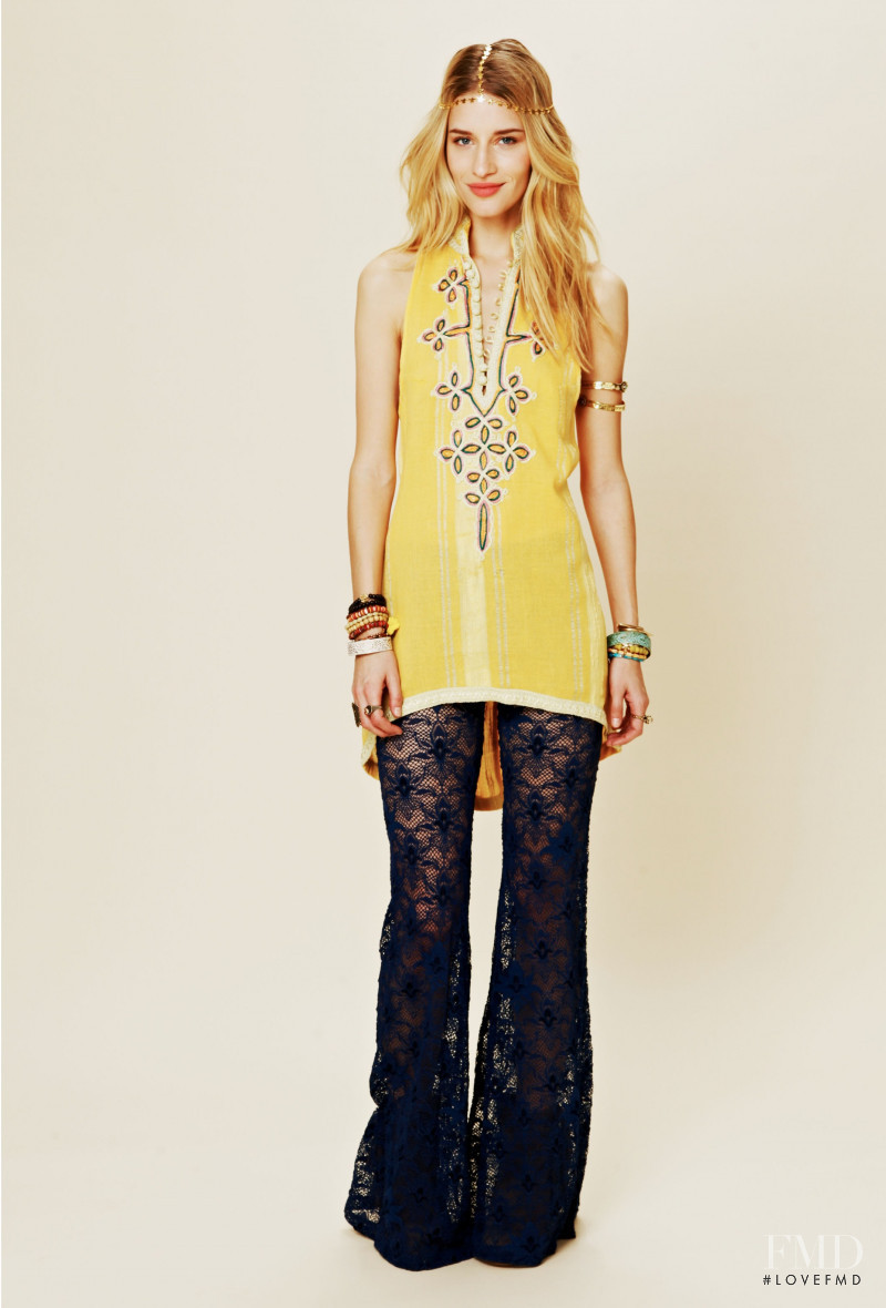 Linda Vojtova featured in  the Free People catalogue for Spring/Summer 2012