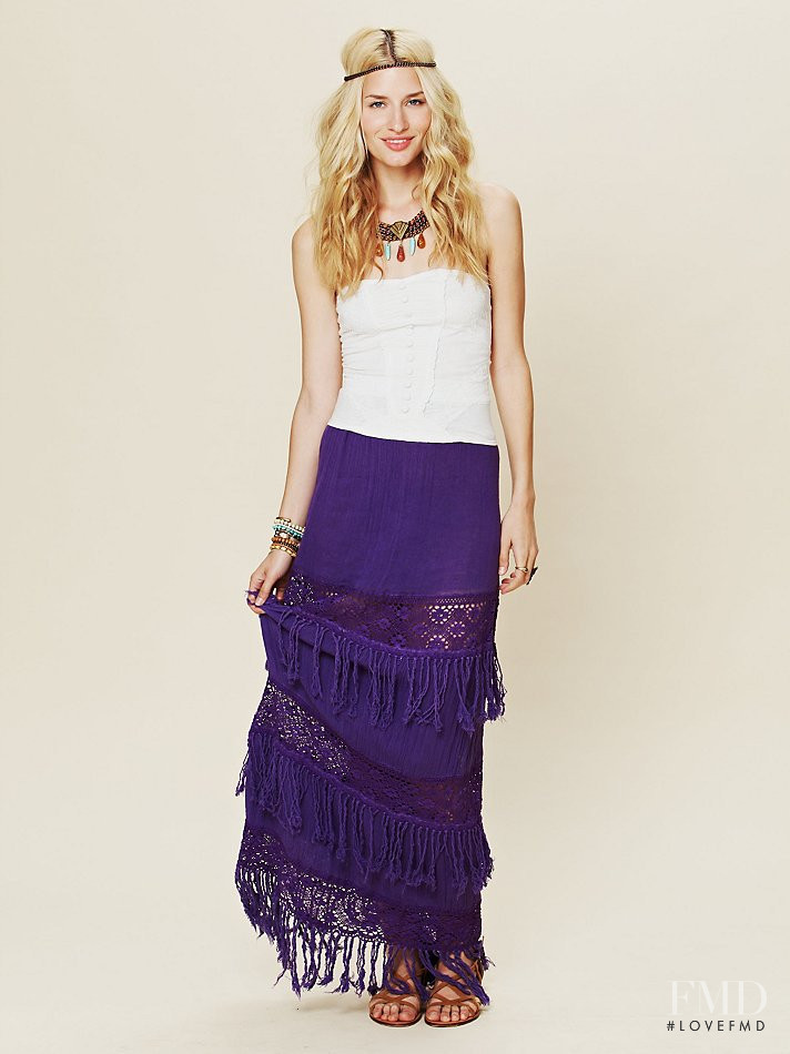 Linda Vojtova featured in  the Free People catalogue for Spring/Summer 2012