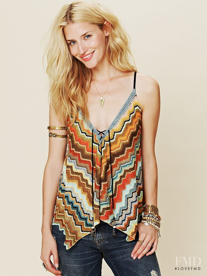 Linda Vojtova featured in  the Free People catalogue for Spring/Summer 2012