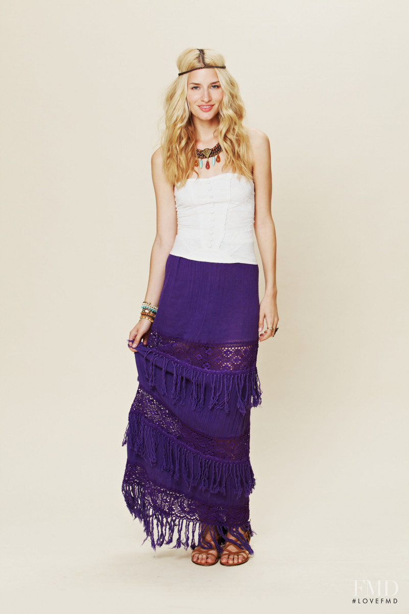 Linda Vojtova featured in  the Free People catalogue for Spring/Summer 2012