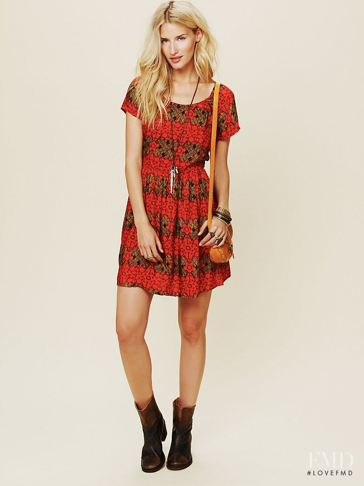 Linda Vojtova featured in  the Free People catalogue for Spring/Summer 2012