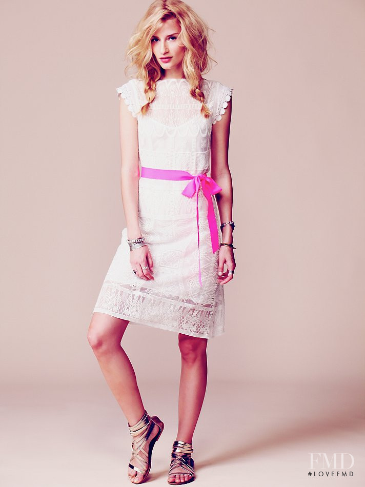 Linda Vojtova featured in  the Free People catalogue for Spring/Summer 2012