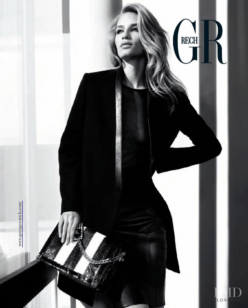 Linda Vojtova featured in  the Georges Rech advertisement for Autumn/Winter 2012