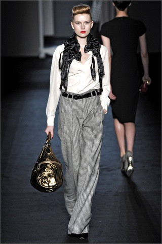Cato van Ee featured in  the Moschino fashion show for Autumn/Winter 2009