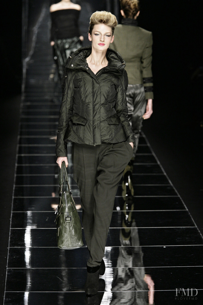 Linda Vojtova featured in  the John Richmond fashion show for Autumn/Winter 2009