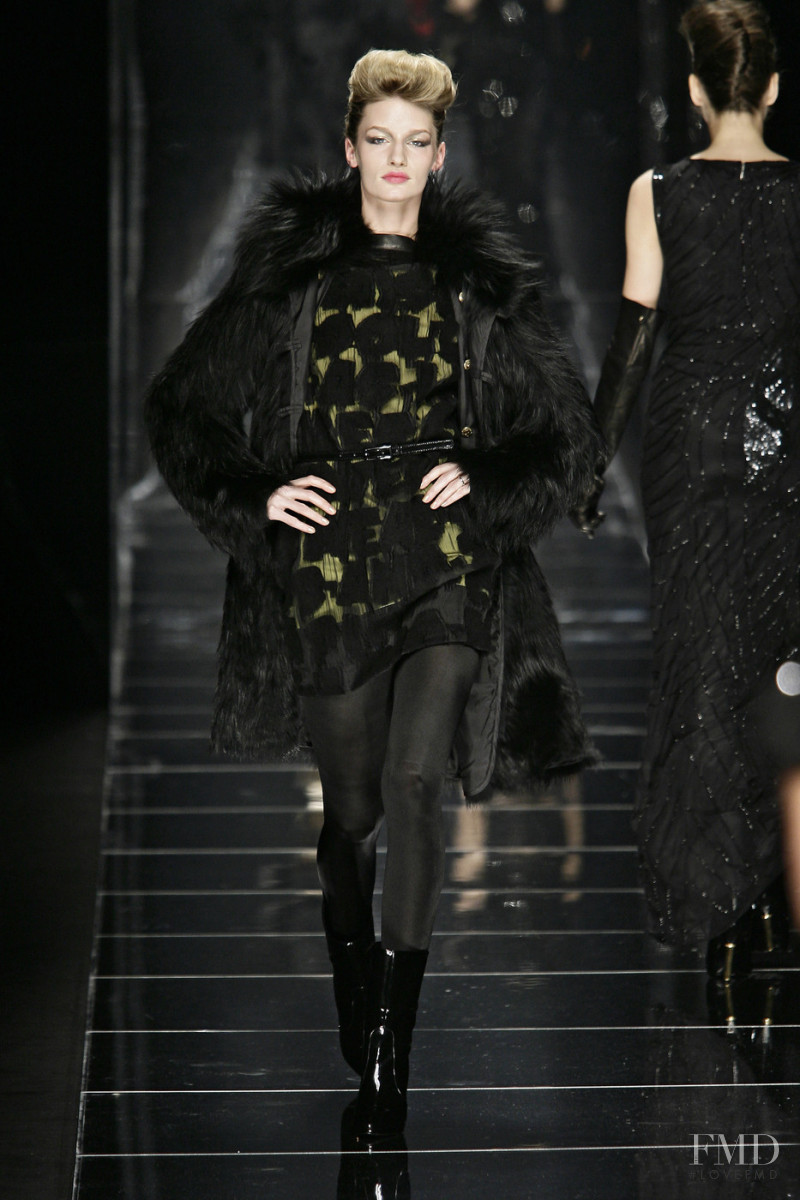 Linda Vojtova featured in  the John Richmond fashion show for Autumn/Winter 2009