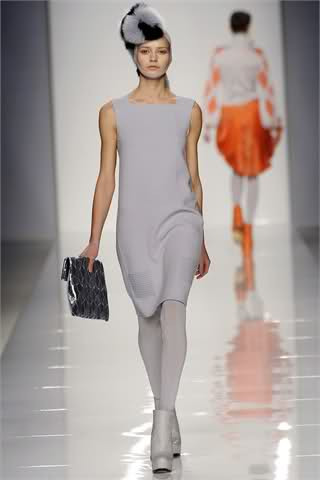 Oksana Gedroit featured in  the Mila Schön fashion show for Autumn/Winter 2009