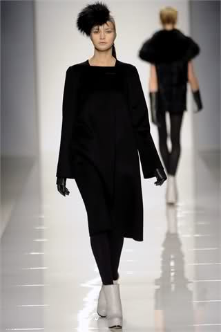 Oksana Gedroit featured in  the Mila Schön fashion show for Autumn/Winter 2009