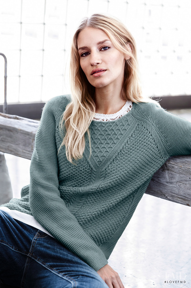 Linda Vojtova featured in  the Ellos catalogue for Winter 2014