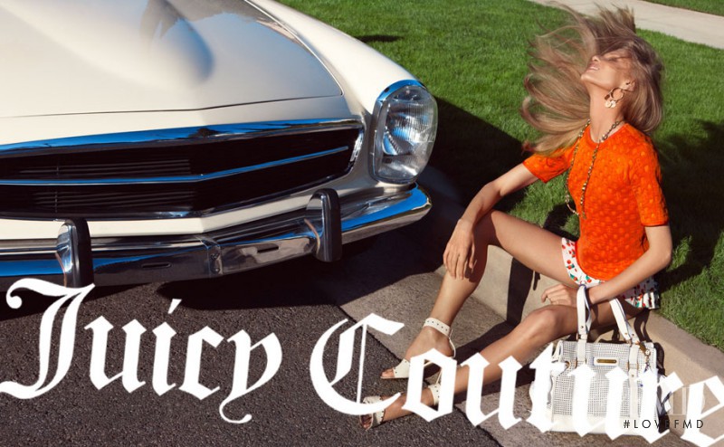 Anna Selezneva featured in  the Juicy Couture advertisement for Spring/Summer 2012