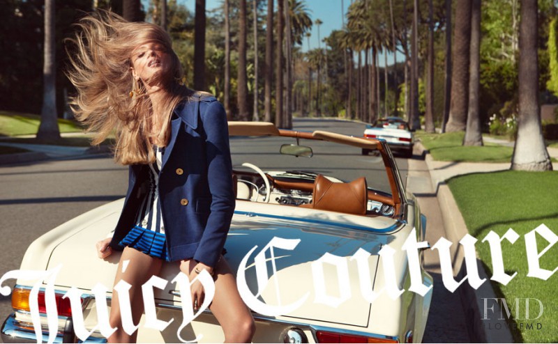 Anna Selezneva featured in  the Juicy Couture advertisement for Spring/Summer 2012