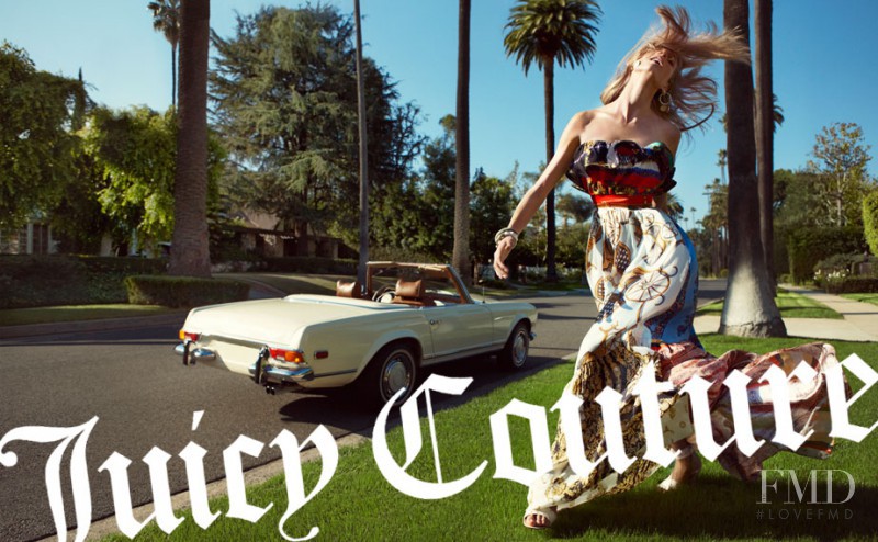 Anna Selezneva featured in  the Juicy Couture advertisement for Spring/Summer 2012