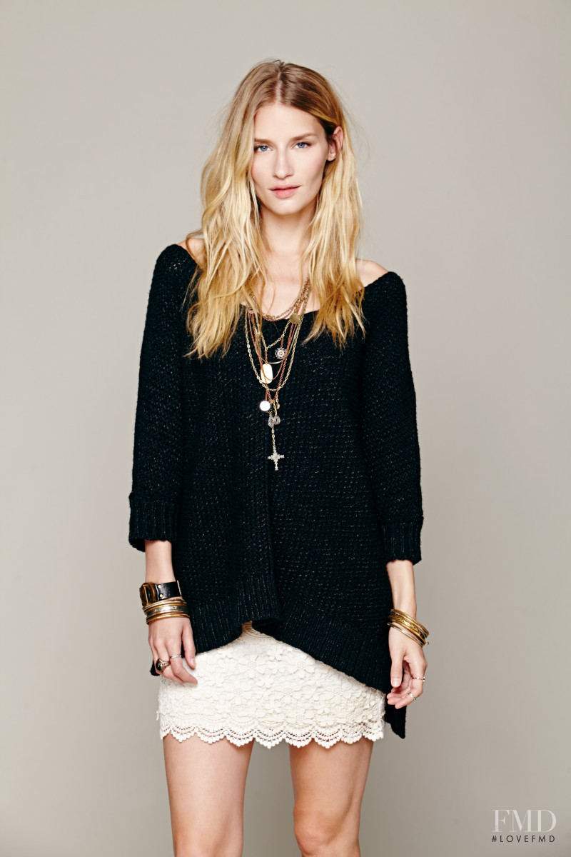 Linda Vojtova featured in  the Free People catalogue for Fall 2013
