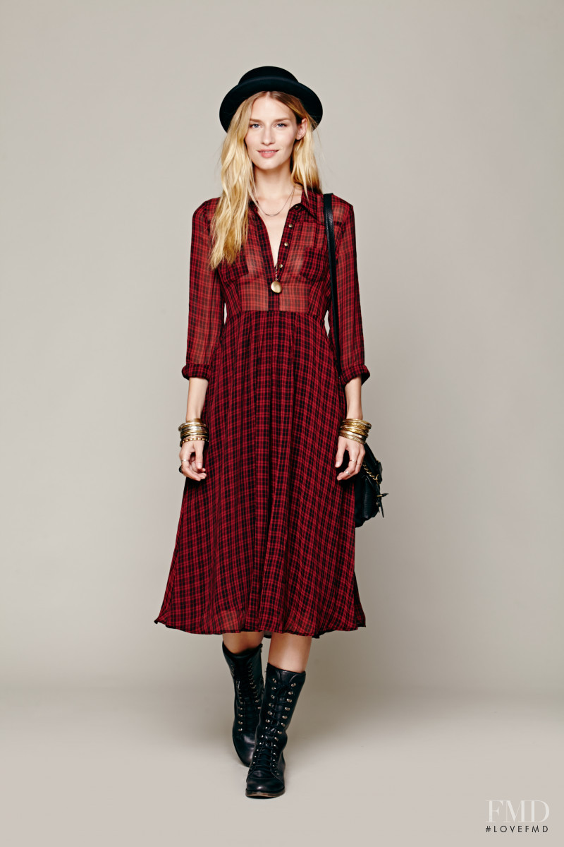 Linda Vojtova featured in  the Free People catalogue for Fall 2013