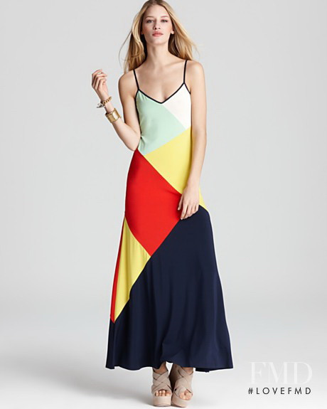 Linda Vojtova featured in  the Bloomingdales catalogue for Summer 2012