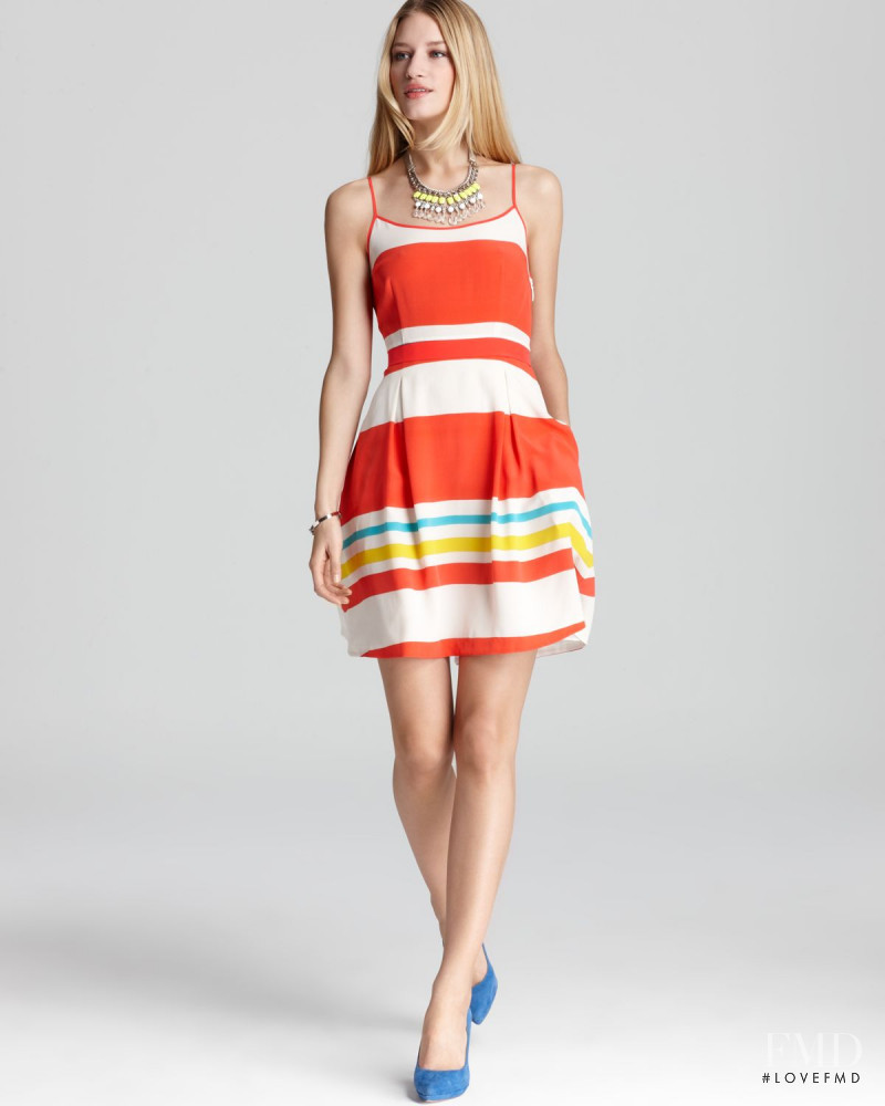 Linda Vojtova featured in  the Bloomingdales catalogue for Summer 2012