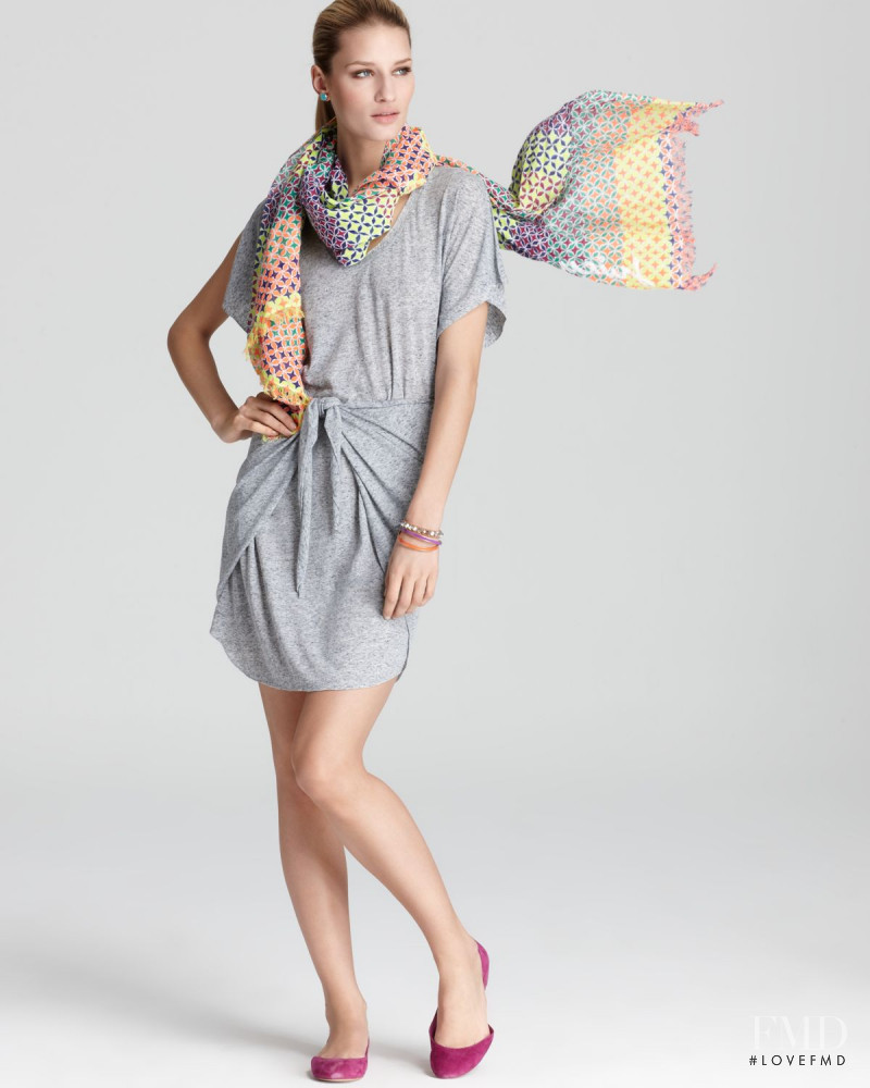 Linda Vojtova featured in  the Bloomingdales catalogue for Summer 2012