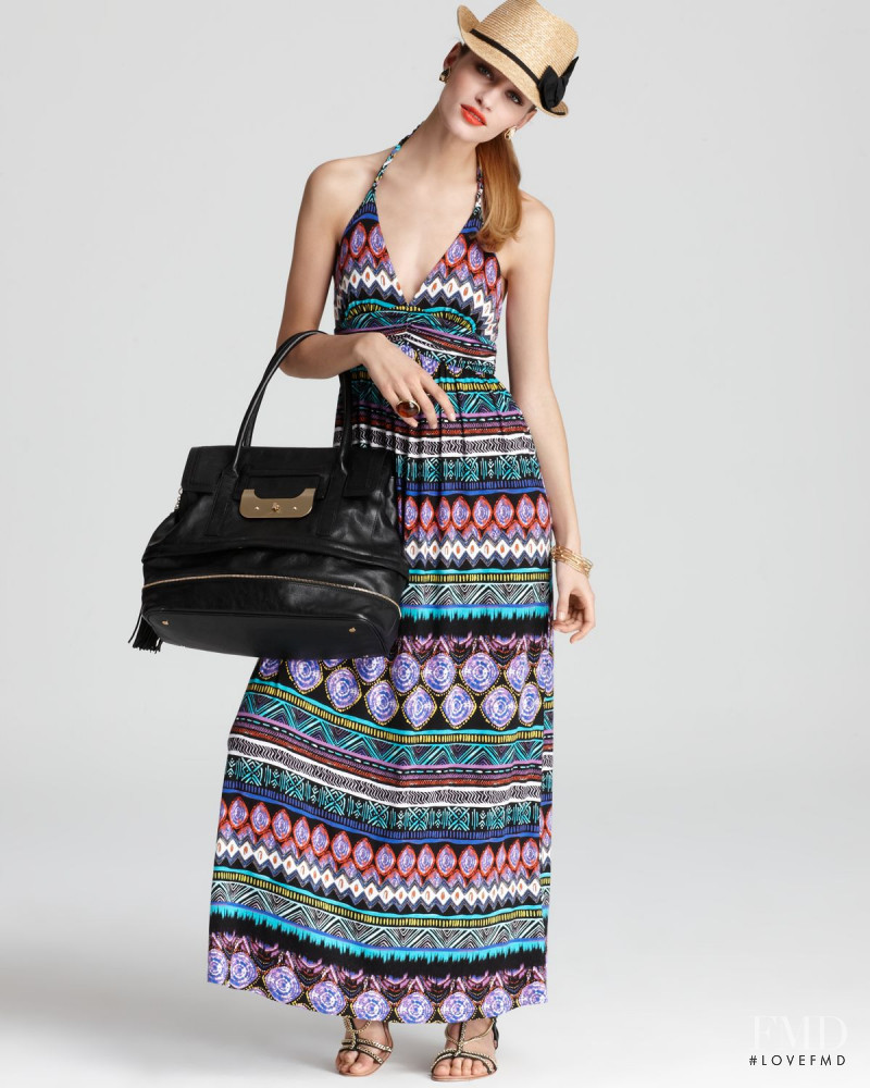 Linda Vojtova featured in  the Bloomingdales catalogue for Summer 2012
