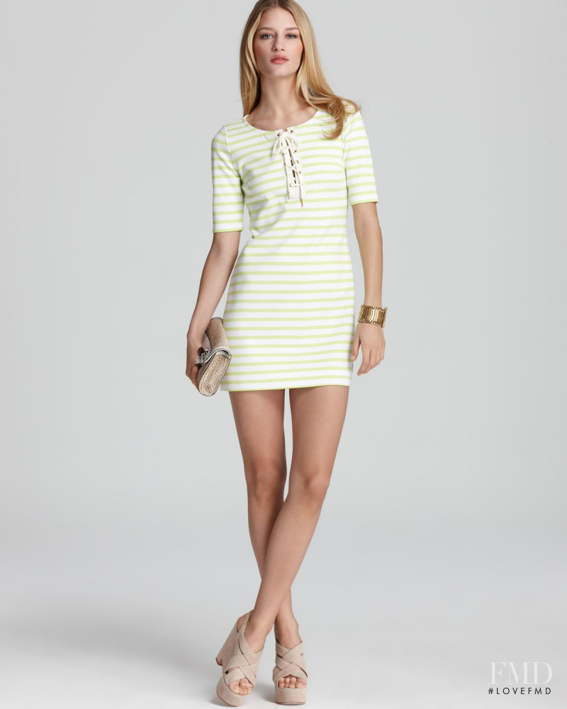 Linda Vojtova featured in  the Bloomingdales catalogue for Summer 2012