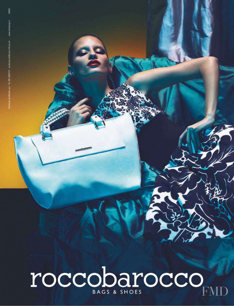 Linda Vojtova featured in  the roccobarocco advertisement for Spring/Summer 2012