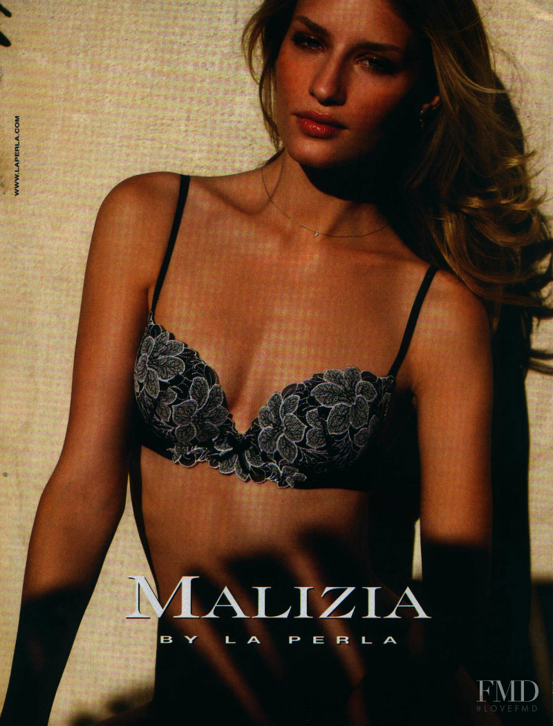 Linda Vojtova featured in  the Malizia by La Perla advertisement for Spring/Summer 2008