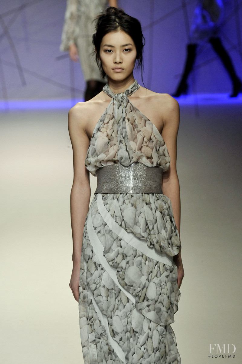 Liu Wen featured in  the Emanuel Ungaro fashion show for Autumn/Winter 2008